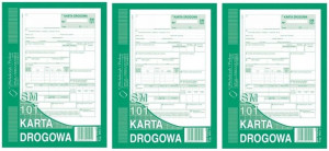 Druk karta drogowa A5 SM101 typ 802-3 3szt