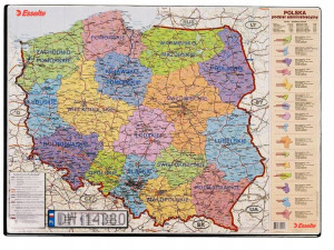 Podkładka Esselte Z Mapą Polski