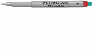 Foliopis płyt CD DVD Faber-Castell 0.6mm czerwony
