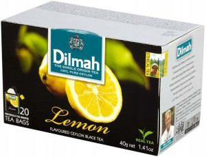 Herbata czarna w kopertach Dilmah cytryna 20szt