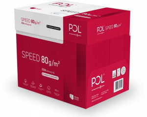 Papier ksero A4 80g Polspeed karton 5x500 ark