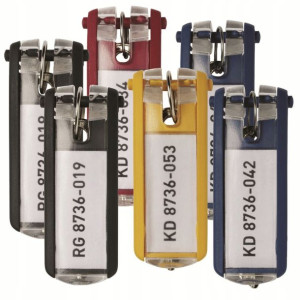 Zawieszka Do Klucza Key Clip Durable Mix 6 Szt