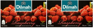 Herbata czarna Dilmah malina 40szt torebki