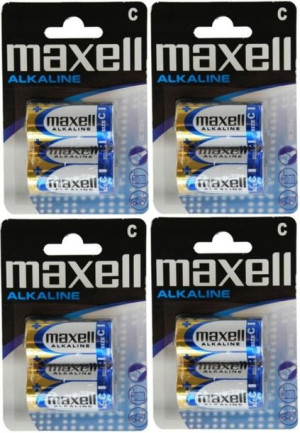 Bateria alkaliczna Maxell C LR14 8 szt