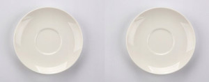 Talerz spodek Altom Design MariaPaula Ecru 15cm x2