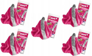 Mop z mikrofibry York Rubi końcówka x 5