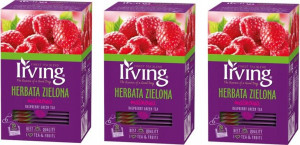 Hherbata zielona smakowa w kopertach Irving 60szt