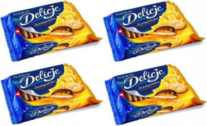Ciastka Delicje Mondelez pomarańczowe 294g x 4