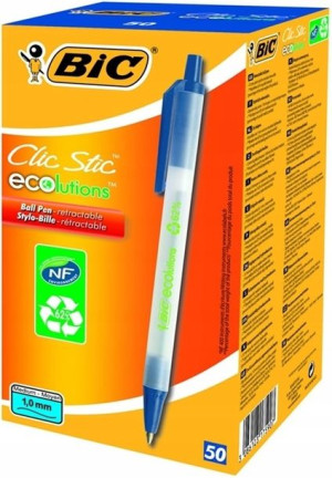 Długopis automatyczny Bic Ecolutions Clic Stic x50