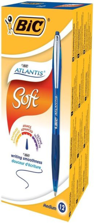 Długopis automatyczny Bic Atlantis Soft niebieski