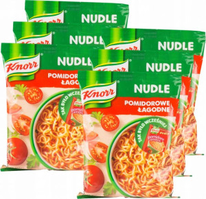 Zupa Knorr nudle pomidorowa łagodna 65g x 6