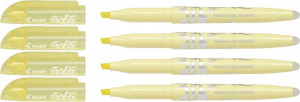 Pilot Frixion Zakreślacz Soft Yellow Żółty X 4 Szt
