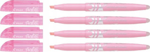 PILOT Frixion ZAKREŚLACZ ścieralny CORAL PINK x4