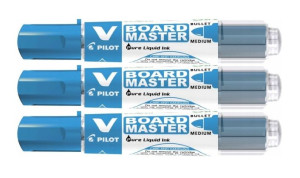 Marker Suchościeralny Pilot V-board Niebieski X3