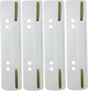 Wąsy skoroszytowe Durable białe 25 sztuk x4