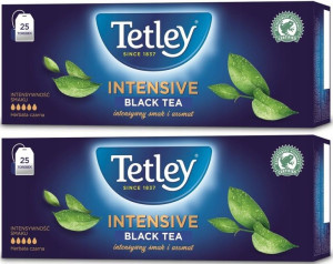 Herbata czarna Tetley Intensive Black 2x25 torebek