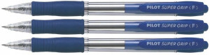 Długopis Automat Pilot Super Grip Niebieski X3 Szt