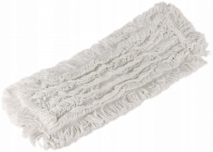 Mop płaski bawełniany z zakładkami Merida 50x13cm