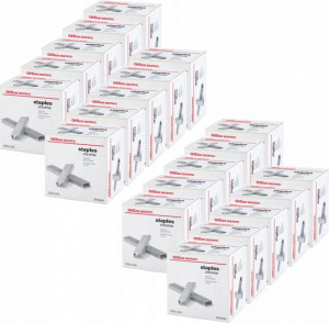 Zszywki Office Depot 24/6 5000szt srebrny x 20