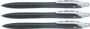 Ołówek Automatyczny Pilot Rexgrip 0,5mm Hb X3 Szt