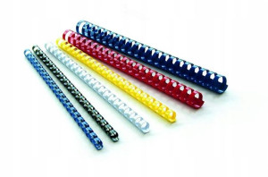 Grzbiety do bindowania Argo plastik 19mm 100szt