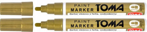 Marker olejowy Toma TO-440 2.5mm złoty x 2