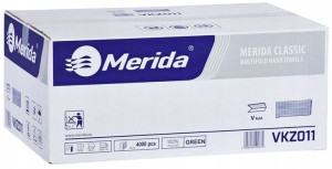 Merida Ręczniki Papierowe Zielone 4000 Szt Vkz011