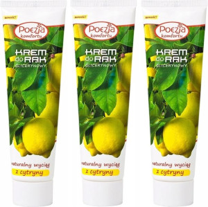 Krem do rąk Poezja glicerynowo-cytrynowy 100ml x 3