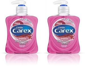 Mydło w płynie Carex Strawberry 250ml x 2