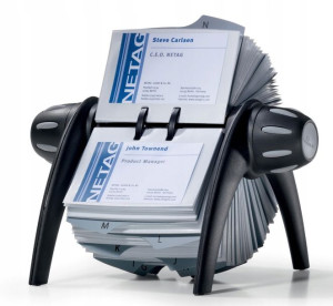 Durable Wizytownik Visifix Flip 400wizy Czarny