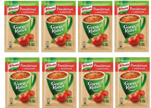 Zupa Knorr gorący kubek pomidorowa makaron x 8