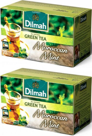 Herbata zielona Dilmah Green Tea mięta 40sztx1.5g