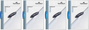 Skoroszyt Durable Swingclip z klipsem niebieski x4