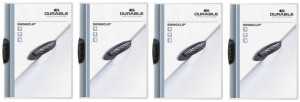 Skoroszyt Durable Swingclip z klipsem czarny x 4