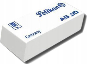 Gumka do mazania ołówkowa Pelikan biała x 3 szt