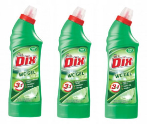 Żel do WC Dix leśny 750ml kamień i rdza x 3