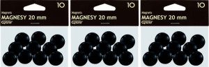 Magnesy Do Tablic 20 Mm 30szt. Czarne