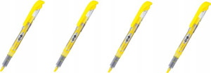 Zakreślacz Mazak Marker Pentel Sl12 Żółty X4