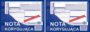 Druk Michalczyk Prokop nota korygująca 1083E A5 x2