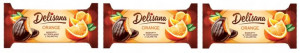 Delisana Jaffa Cakes Delicje Pomarańczowe 135g X3