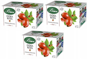 BIFIX Herbata owocowa DZIKA RÓŻA 20 saszetek x 3