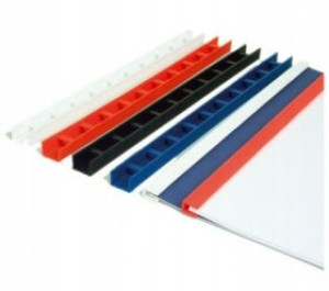 Listwa zatrzaskowa Greenbinder 10 mm CZARNA 50 szt