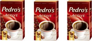 Kawa mielona Pedros Active Vacum 250g x 3