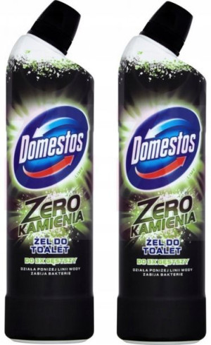 Płyn do toalet Domestos Zero Kamienia 750 ml x 2