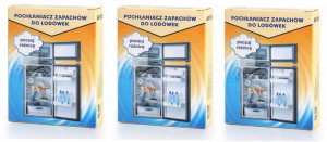 Pochłaniacz zapachów do lodówek K&M x 3 szt