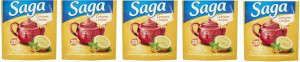 Herbata owocowa Saga cytryna z miętą 100szt x 1.7g
