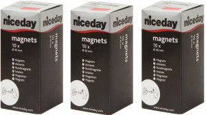 Magnesy do tablic 40 mm czerwone 10 szt x3 zestawy