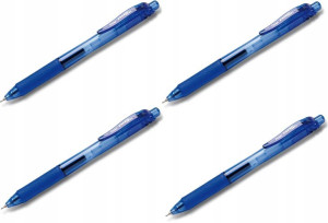 Cienkopis żelowy Pentel ENERGEL BLN105 niebiesk x4