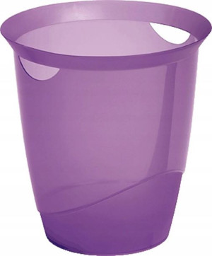 Kosz na śmieci DURABLE transparentny fioletowy