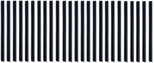 25x Grzbiet wsuwany Durable 9mm do 80 kart czarny